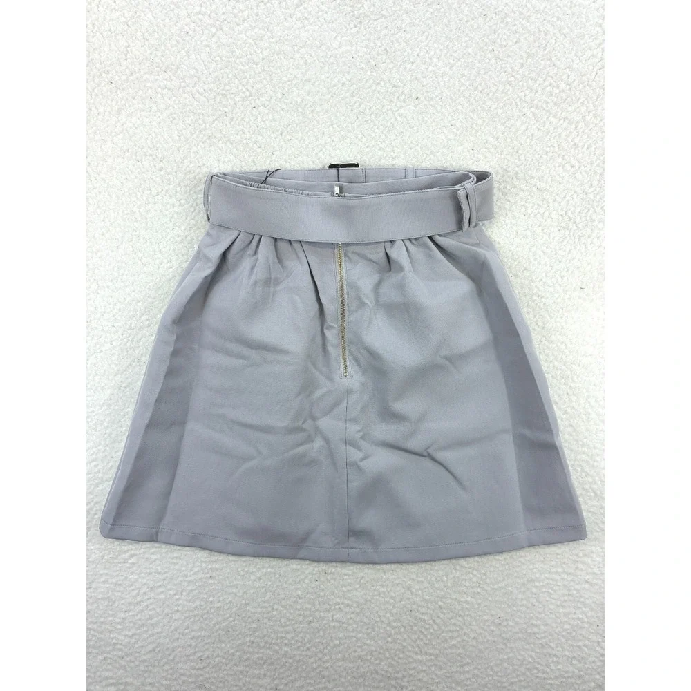 Ank Rouge Belted Bow Pocket Mini Skirt Womens M Purple Kawaii Coquette NWT